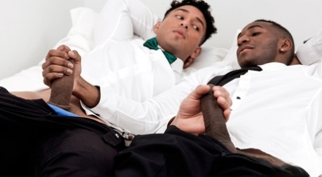homoseksuel tung bondage sexet kunst billede